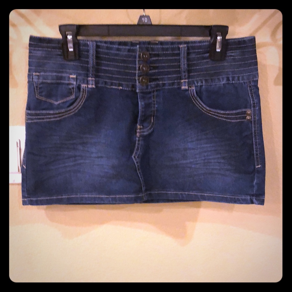 G by Guess denim mini skirt